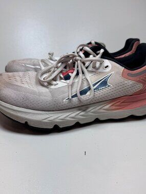 Altra Provision 7 Women's Road Running Shoe White Pink GuideRail 9 40.5 Widefeet